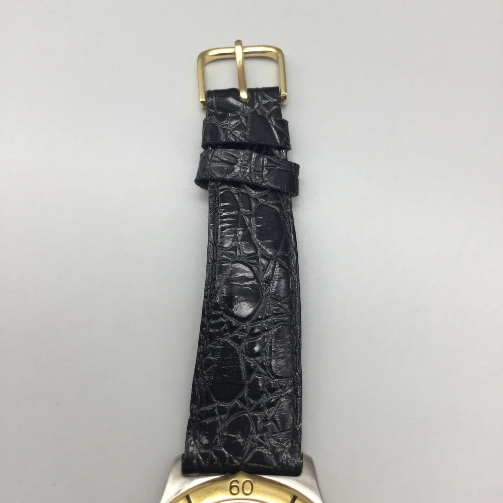 Vintage Casio Poseidon Mens Watch 37mm Black Dial 388 PMW-500 New Battery